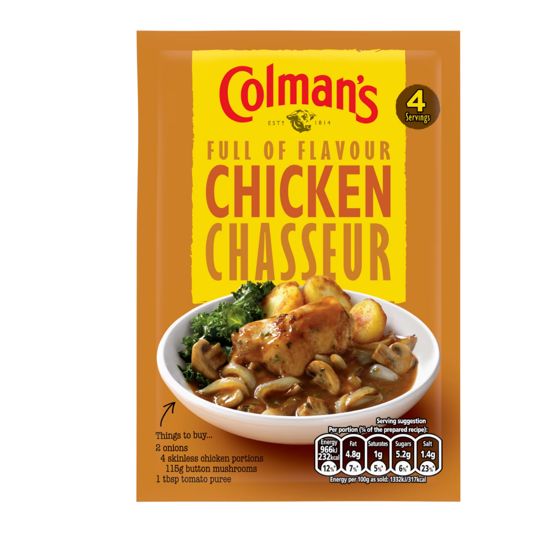 Colman's salsa para pollo cazadora 